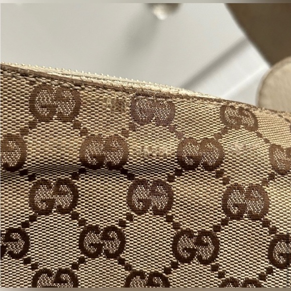 Authentic Gucci GG Creole Horse Bit Monogram Logo Satchel - Picture 10 of 16